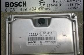 AUDI A6 C5 2.5 TDI БЛОК УПРАВЛЕНИЯ 4B1907401D 0281010494