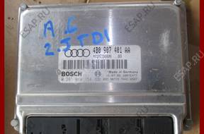 AUDI A6 C5 2.5 TDI БЛОК УПРАВЛЕНИЯ ДВИГАТЕЛЕМ 4B0907401AA