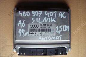 Audi A6 C5 2.5 TDI БЛОК УПРАВЛЕНИЯ ДВИГАТЕЛЕМ 4B0907401AC