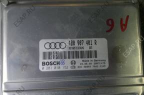 AUDI A6 C5 2.5 TDI БЛОК УПРАВЛЕНИЯ  ДВИГАТЕЛЯ 4B0907401 год,