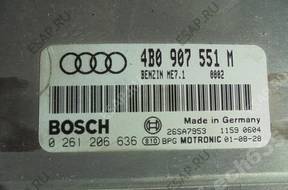 Audi A6 C5 2.7t 2.7 t БЛОК УПРАВЛЕНИЯ ДВИГАТЕЛЕМ 4B0907551M