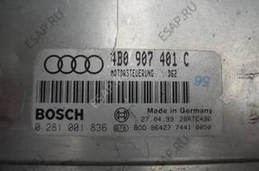 AUDI A6 C5 БЛОК УПРАВЛЕНИЯ ДВИГАТЕЛЕМ 4b0907401c