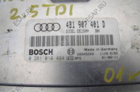 Audi A6 C5 lift 2,5TDi БЛОК УПРАВЛЕНИЯ ДВИГАТЕЛЕМ 4B1907401D