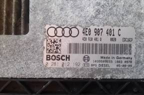 AUDI A6 C6   БЛОК УПРАВЛЕНИЯ ДВИГАТЕЛЕМ 4F0907401C