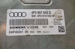 Audi A6 C6 БЛОК УПРАВЛЕНИЯ ДВИГАТЕЛЕМ 4F0907522D