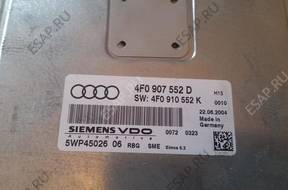 AUDI A6 C6   БЛОК УПРАВЛЕНИЯ ДВИГАТЕЛЕМ 4F0907552D