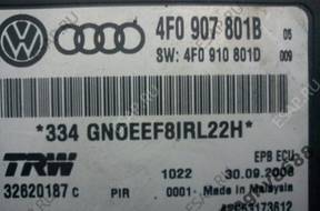 AUDI A6 C6 БЛОК УПРАВЛЕНИЯ ТОРМОЗОВ RCZNEGO 4F0907801B