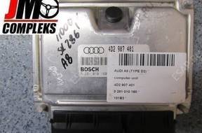 AUDI A8 БЛОК УПРАВЛЕНИЯ 0281010160  4D2907401