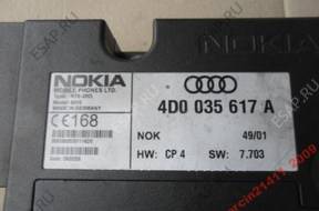 audi A8 D2 БЛОК УПРАВЛЕНИЯ gsm 4D0035617a