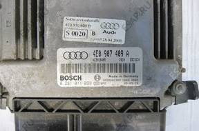 AUDI A8 D3 4.0 TDI БЛОК УПРАВЛЕНИЯ КОМПЛЕКТ ЗАЖИГАНИЯ