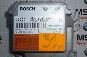 Audi A8 D3 4E БЛОК УПРАВЛЕНИЯ СЕНСОР Airbag 4E0959655