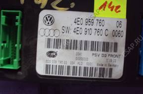 Audi A8 D3 4E0959760 МОДУЛЬ БЛОК УПРАВЛЕНИЯ СИДЕНЬЯ