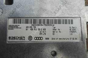 AUDI A8 D3 БЛОК УПРАВЛЕНИЯ MMI  4E0035729 4E0910729E