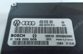 AUDI A8 D3 МОДУЛЬ AKUMULATORA 4E0915181