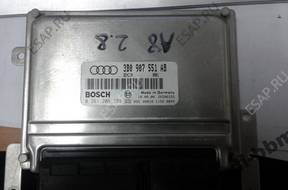 AUDI  БЛОК УПРАВЛЕНИЯ STEROWNK ДВИГАТЕЛЯ 3B0907551AB