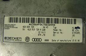 AUDI Q7,БЛОК УПРАВЛЕНИЯ MMI2G,4E0035729 z wejśćiem F-BAS
