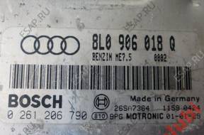 AUDI TT 1.8 TURBO БЛОК УПРАВЛЕНИЯ 0261206790 8L0906018Q