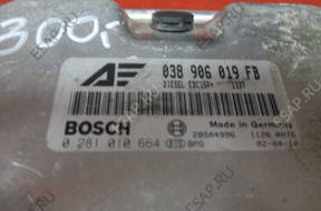 AUDI VW 1.9TDI БЛОК УПРАВЛЕНИЯ 038906019FB, 0281010664 FV