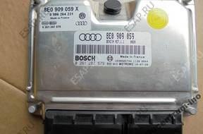 AUDI VW SKODA БЛОК УПРАВЛЕНИЯ ДВИГАТЕЛЕМ 8E0909059