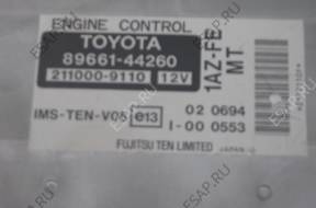 AVENSIS VERSO БЛОК УПРАВЛЕНИЯ  2.0 2001-2003 89661-44260