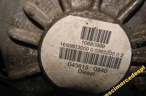 БЕНЗИН 245 A 169 W245 КОРОБКА ПЕРЕДАЧW 1.8 CDI МЕХАНИКА