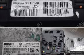 BERLINGO II PARTNER II 1.6 HDI БЛОК УПРАВЛЕНИЯ КОМПЛЕКТ KOM