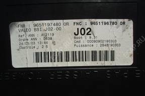 Bezpieczniki БЛОК УПРАВЛЕНИЯ Peugeot 307 2.0 HDI