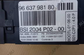 BEZPIECZNIKI BSI P02-00 PEUGEOT 308 1.4 VTI БЕНЗИН.
