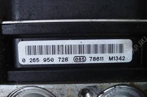 БЛОК АБС   0265950728 RENAULT MEGANE 2 II 1.5 DCI
