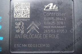 БЛОК АБС   10.0915-3944.3 9813805280 CITROEN C3 II