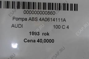 БЛОК АБС   4A0614111A AUDI 100 C 4