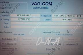 БЛОК АБС   8E0614111B 0273004283AUDI A6 A4 PassatB5