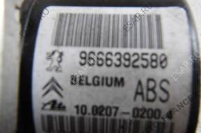 БЛОК АБС   9666392580 PEUGEOT 207 CITROEN C3 09-15