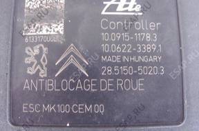 БЛОК АБС CITROEN C3   10.0915-1178.3  9806891780