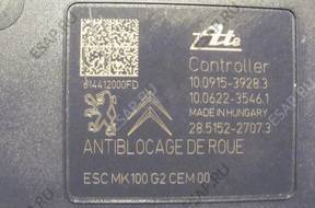 БЛОК АБС CITROEN C3   10.0915-3928.3  9807866380