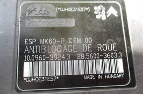 БЛОК АБС CITROEN DS3   10-16  9666999580