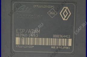 БЛОК АБС   ESP ADAM RENAULT VEL SATIS 10096014193