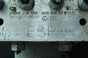 БЛОК АБС  ESP AUDI A4 8K0614517BP 8K0907379AA