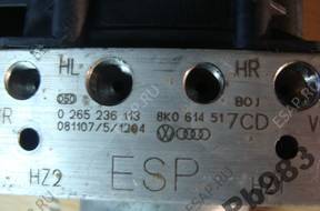 БЛОК АБС  ESP AUDI A4 8K0614517CD 8K0907379AE