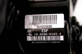 БЛОК АБС   ESP CITROEN C3 10.0206-0101.4 9649029080