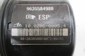 БЛОК АБС   ESP CITROEN C5 2.2 HDI 9635584980