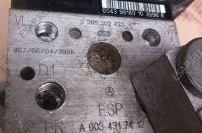 БЛОК АБС   ESP Mercedes A KLASA A0034317412