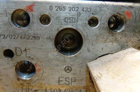 БЛОК АБС   ESP  MERCEDES A-KLASA W168 0265202433