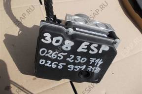 БЛОК АБС   ESP Peugeot 308 0265230714 0265951218