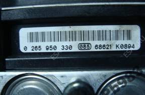 БЛОК АБС  ESP PEUGEOT PARTNER  9661963680 0265950330