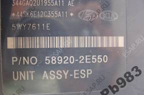 БЛОК АБС  ESP TUCSON  SPORTAGE 58920-2E550