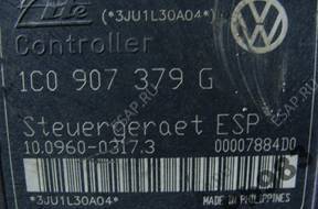 БЛОК АБС  ESP VW SEAT AUDI SKODA 1C0907379G 1J0614517G