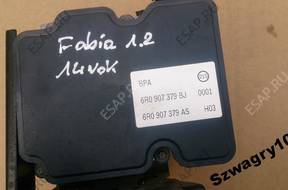 БЛОК АБС   FABIA II roomster 1.2 6R0907379BJ 2014 год