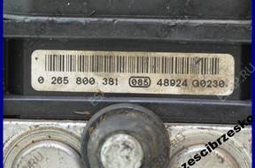 БЛОК АБС    FORD MONDEO MK3 0265800381