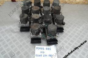 БЛОК АБС   HG 0265231583 OPEL CORSA COMBO MERIVA